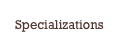 Specializations